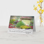 religiöser Beileid-Sommergarten Karte (Gelbe Blume)