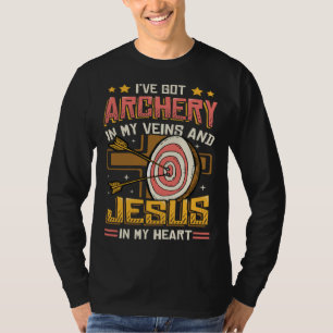 Religiöser Bogenschütze Bogenschütze Bogenschießen T-Shirt
