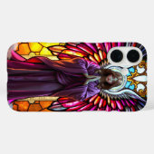Religiöser Christlicher Glassengel Case-Mate iPhone Hülle (Rückseite (Horizontal))