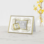 Religiöser Foto Karte (Gelbe Blume)