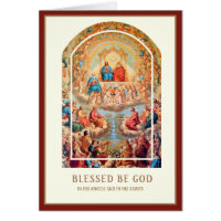 Religiöser Geburtstag Alle Heiligen im Himmel