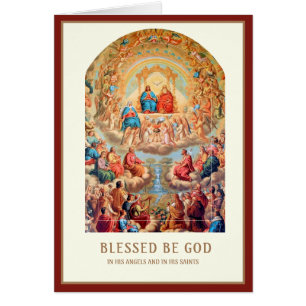Religiöser Geburtstag Aller Heiligen im Himmel