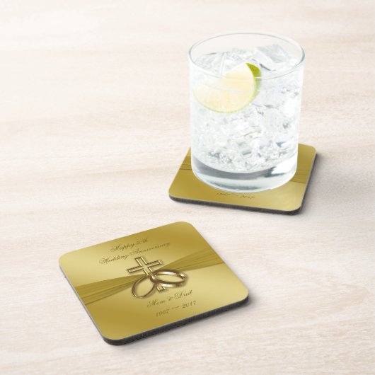 Religiöser goldener 50. untersetzer (Rechte Seite)