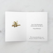 Religiöser Heiliger Franziskus Katholischer Bruder Karte (Innenseite)