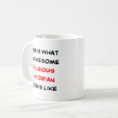 religiöser Historiker, phantastisch Kaffeetasse (Vorderseite Links)