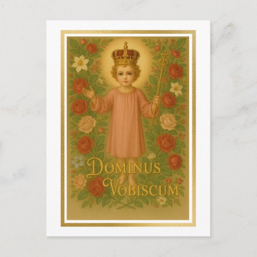 Religiöser Jesus Christus der katholische König Postkarte (Vorderseite)