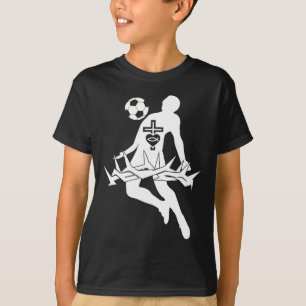 Religiöser Jesus Fußball Christus Gott Fußball T-Shirt
