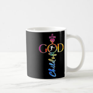 Religiöser Jesus Fußball Kind Gottes Fußball _1 Kaffeetasse
