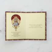 Religiöser Jesus guter Hirte ermutigen zur Schrift Karte (Innenseite)