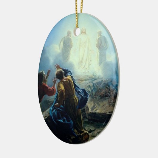 Religiöser Jesus in der Keramikornament (Links)