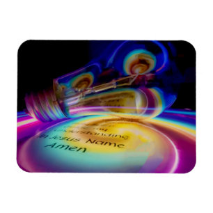 Religiöser Jesus Licht der Welt & Gebet Amen Magnet
