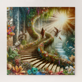 Religiöser Jesus steigt zum Paradies auf Puzzle