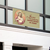 Religiöser Juni Heiliges Herz Jesu Banner (Äußeres Gebäude)