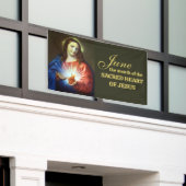 Religiöser Juni Heiliges Herz Jesu Banner (Äußeres Gebäude)