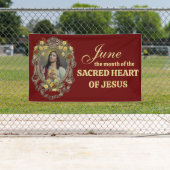 Religiöser Juni Heiliges Herz Jesu Banner (Insitu)