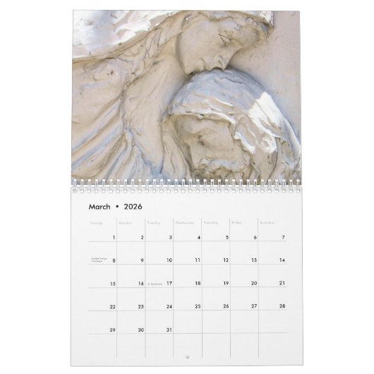 Religiöser Kalender 12 Monate (Mär 2026)