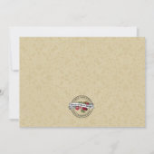 Religiöser katholischer Säugling Jesus Beileid Vie Dankeskarte (Rückseite)