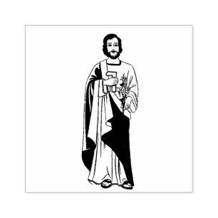 Religiöser katholischer St Joseph die Arbeitskraft Gummistempel