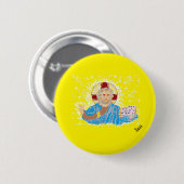 Religiöser Knopf : Christus Button (Vorne & Hinten)