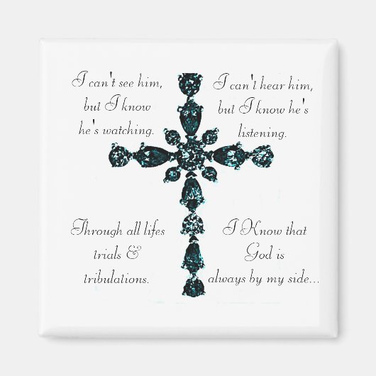 Religiöser Kreuzmagnet Magnet (Vorne)