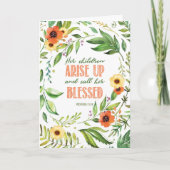 Religiöser Muttertag älterer Kinder Karte (Vorderseite)