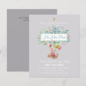 Religiöser Ostereinladungshaushalt (Vorne/Hinten)