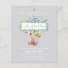 Religiöser Ostereinladungshaushalt