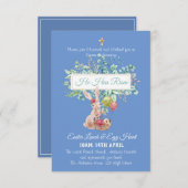 Religiöser Ostereinladungshaushalt (Vorne/Hinten)