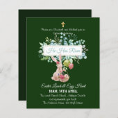 Religiöser Ostereinladungshaushalt (Vorne/Hinten)