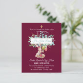 Religiöser Ostereinladungshaushalt (Stehend Vorderseite)