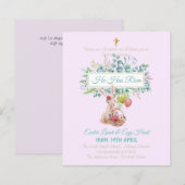 Religiöser Ostereinladungshaushalt (Vorne/Hinten)