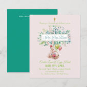 Religiöser Ostereinladungshaushalt (Vorne/Hinten)