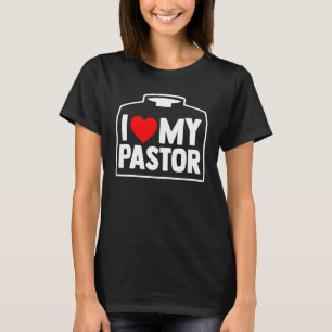 Religiöser Partner Christlich Priest I Liebe Mein  T-Shirt