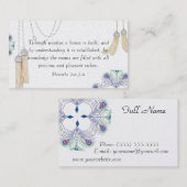 Religiöser Quasten-Vorhang-Karten-Entwurf Visitenkarte (Vorne/Hinten)