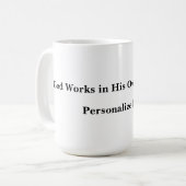 Religiöser sanfter Gott Becher Kaffeetasse (Vorderseite Links)