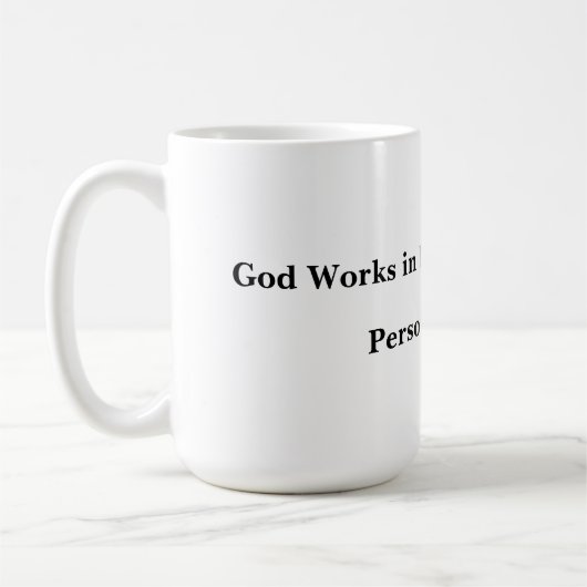 Religiöser sanfter Gott Becher Kaffeetasse (Links)