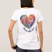 Religiöser "Serve with Joy"-T - Shirt (Rückseite)