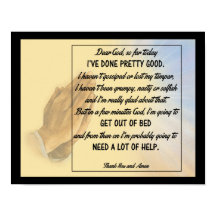 Religiöser Spaß - Funny Prayer