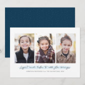 Religiöser Urlaub drei Fotokarten Feiertagskarte (Vorne/Hinten)