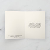 Religiöser Verlust von Angel Scripture Verse Karte (Innenseite)