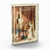 RELIGIÖSES ANDENKEN HOCHZEITS-MARYS JOSEPH FOTOBLOCK (Links)