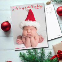 Religiöses Baby Foto Weihnachtsbibel Verse Niedlic