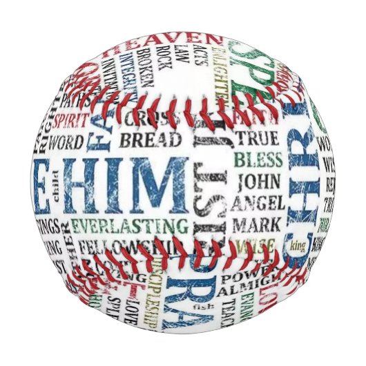 Religiöses Baseball (Rückseite)