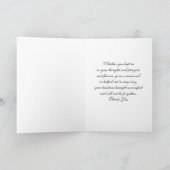 Religiöses Beileid Dankeschön Karte - Taube (Innenseite)
