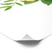 Religiöses Blumenmotiv-Zitat-Poster Poster (Ecke)