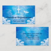 Religiöses Christentum im Himmel Visitenkarte (Vorne/Hinten)