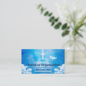 Religiöses Christentum im Himmel Visitenkarte (Stehend Vorderseite)