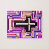 religiöses christliches Kreuz Puzzle (Horizontal)
