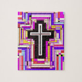 religiöses christliches Kreuz Puzzle (Vertikal)