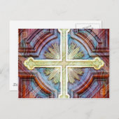 Religiöses christliches Symbol Postkarte (Vorne/Hinten)